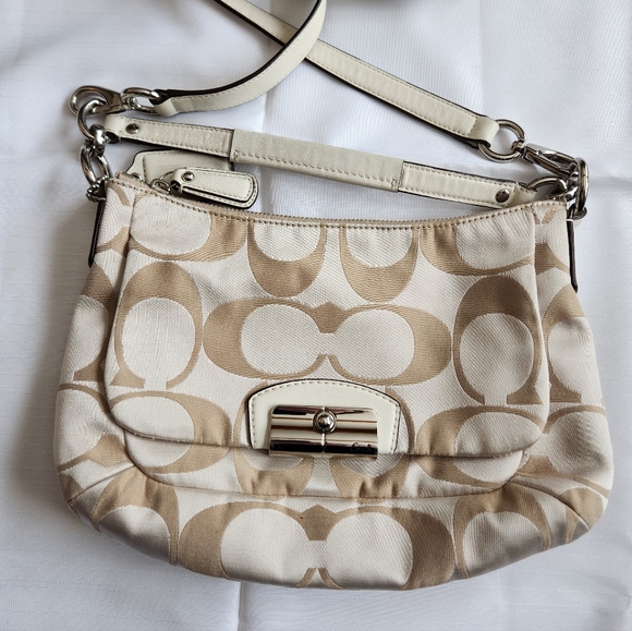 Coach Kristin Signature Cream Convertible Bag No. L1257-F22302 - Picture 2 of 11